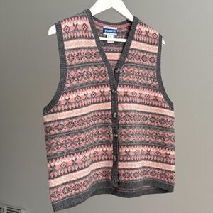 Pendleton Vintage Sweater Vest 80s size L